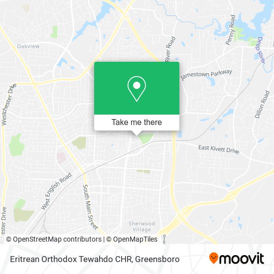 Eritrean Orthodox Tewahdo CHR map