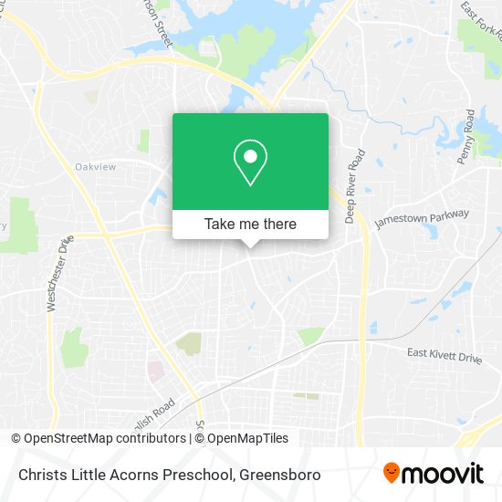 Mapa de Christs Little Acorns Preschool