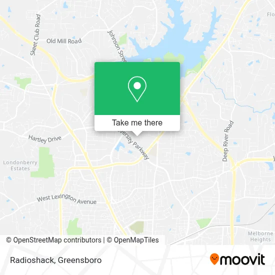 Radioshack map