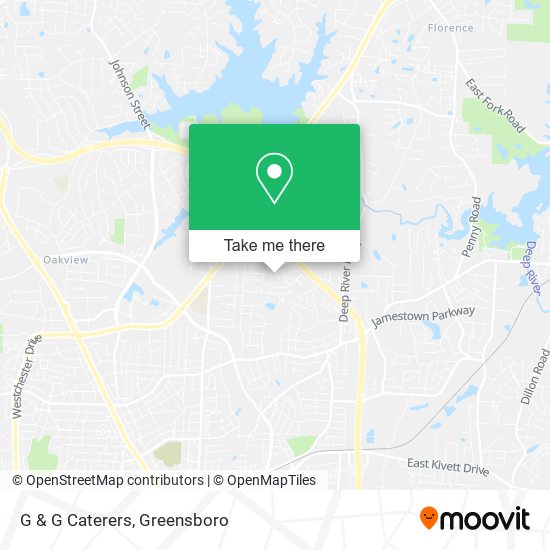 Mapa de G & G Caterers