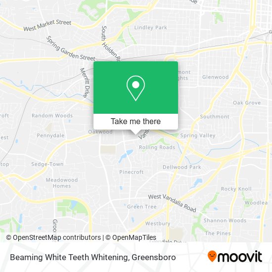 Mapa de Beaming White Teeth Whitening