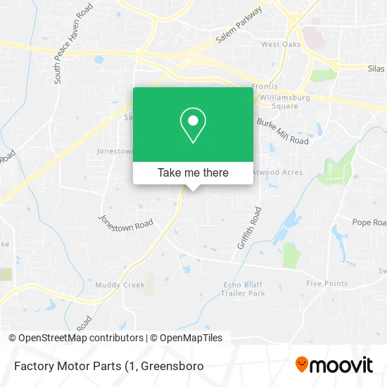 Factory Motor Parts map