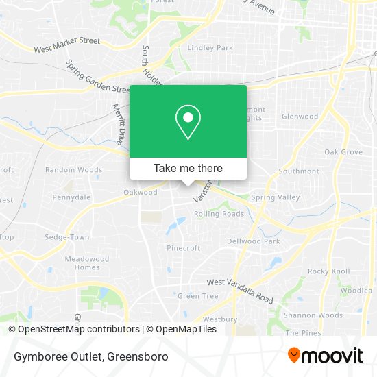 Mapa de Gymboree Outlet