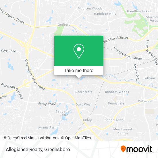 Mapa de Allegiance Realty
