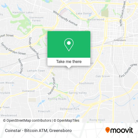 Coinstar - Bitcoin ATM map