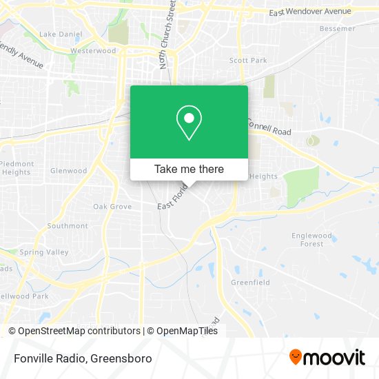 Mapa de Fonville Radio