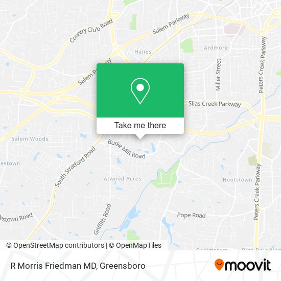 R Morris Friedman MD map