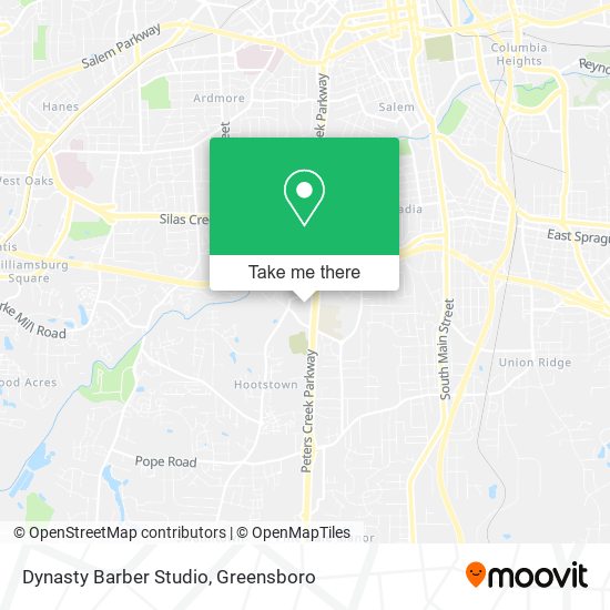 Mapa de Dynasty Barber Studio