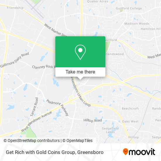 Get Rich with Gold Coins Group map