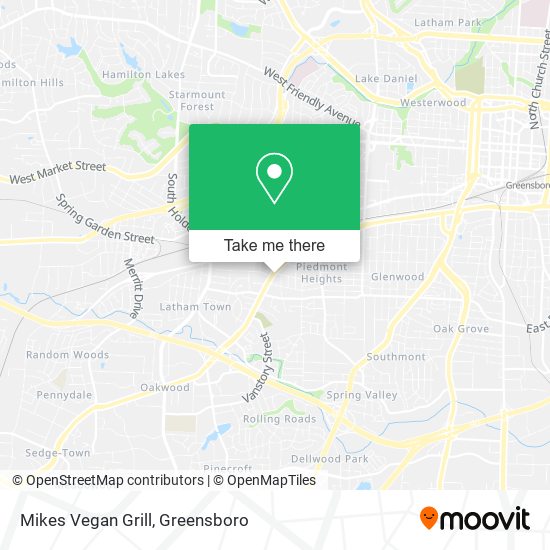 Mikes Vegan Grill map
