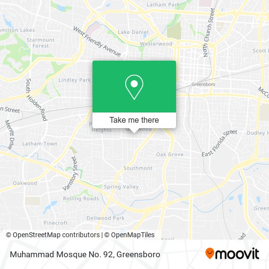 Muhammad Mosque No. 92 map