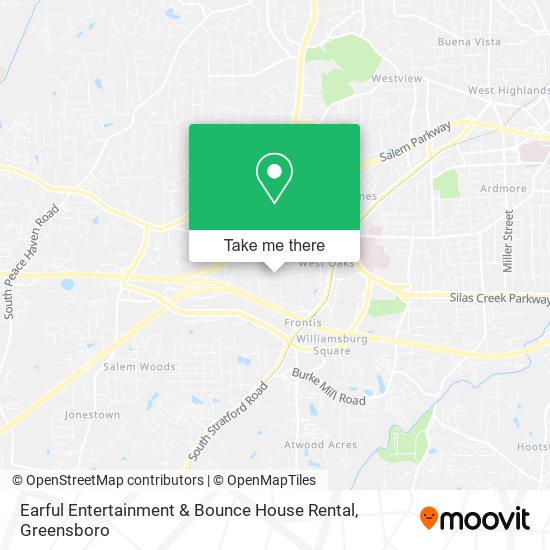 Earful Entertainment & Bounce House Rental map