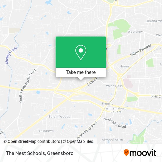 The Nest Schools map