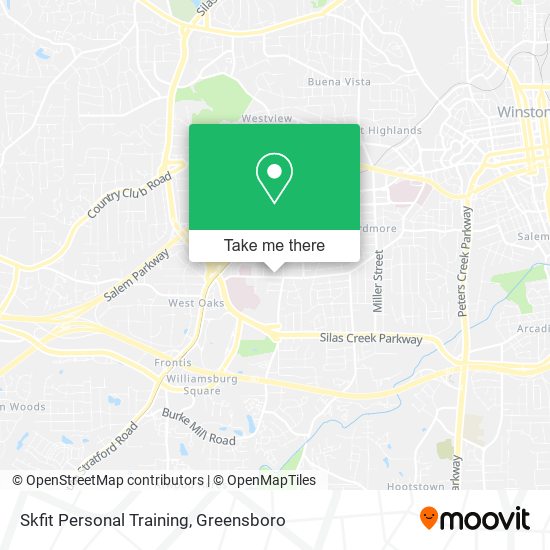 Mapa de Skfit Personal Training
