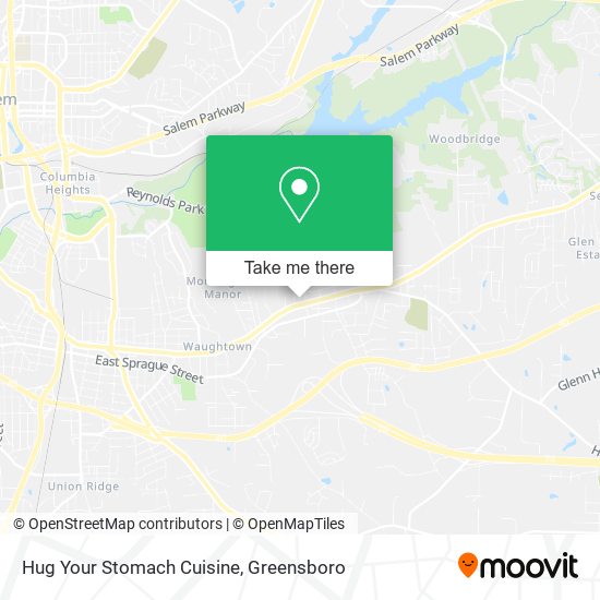 Hug Your Stomach Cuisine map