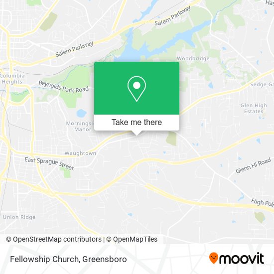 Mapa de Fellowship Church