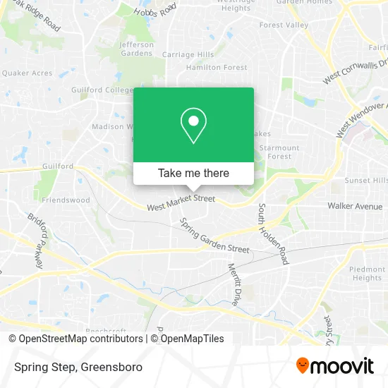Spring Step map