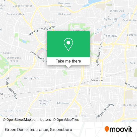 Mapa de Green Daniel Insurance