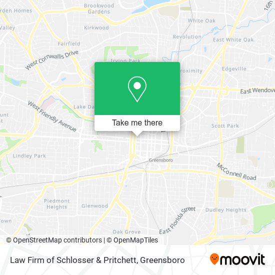 Law Firm of Schlosser & Pritchett map