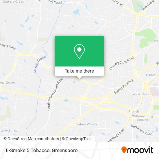 E-Smoke 5 Tobacco map