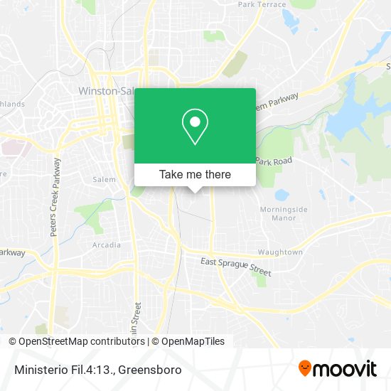 Ministerio Fil.4:13. map