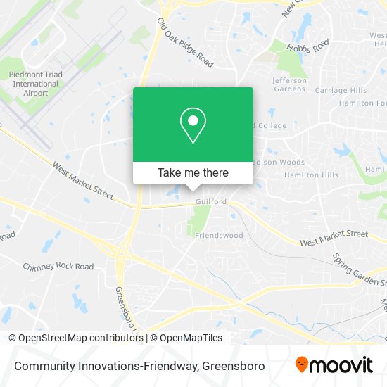 Mapa de Community Innovations-Friendway