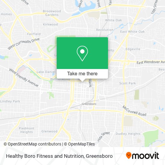 Mapa de Healthy Boro Fitness and Nutrition