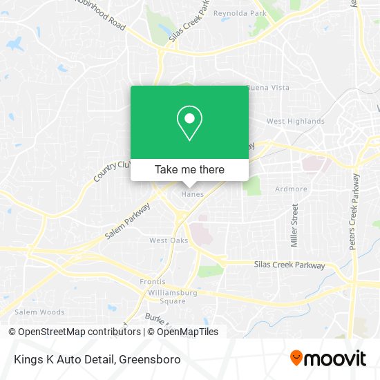 Kings K Auto Detail map