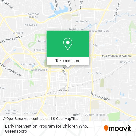 Mapa de Early Intervention Program for Children Who
