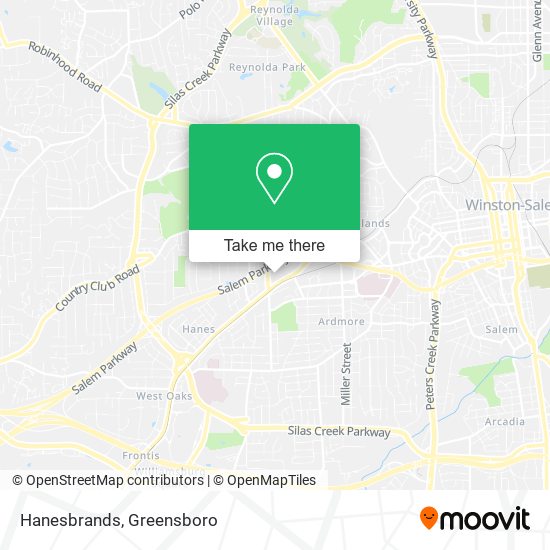 Mapa de Hanesbrands