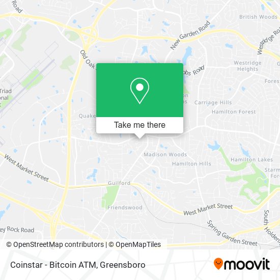 Coinstar - Bitcoin ATM map