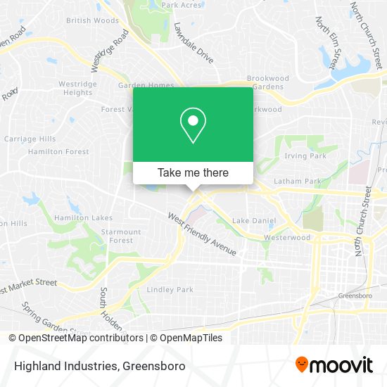 Highland Industries map