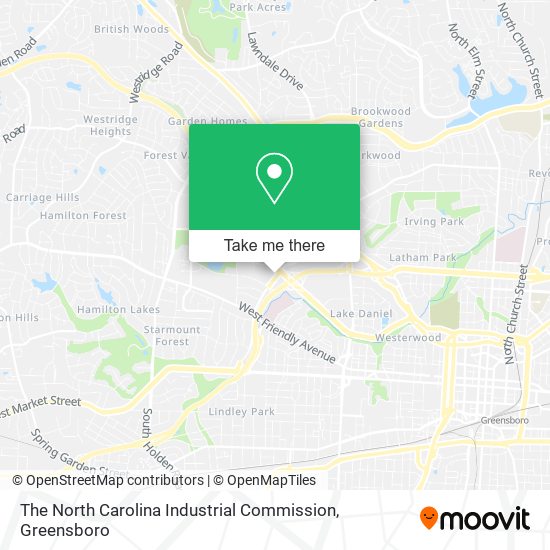 Mapa de The North Carolina Industrial Commission