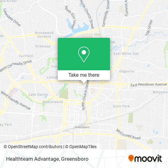 Healthteam Advantage map