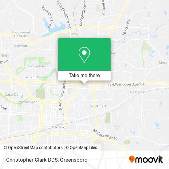 Christopher Clark DDS map