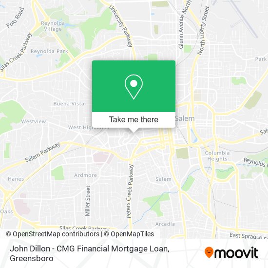 John Dillon - CMG Financial Mortgage Loan map