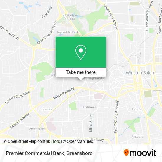 Mapa de Premier Commercial Bank