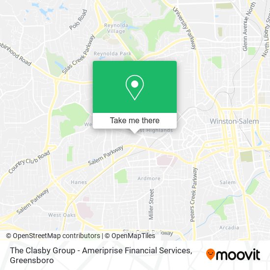 The Clasby Group - Ameriprise Financial Services map