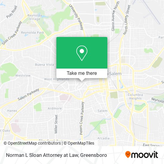 Norman L Sloan Attorney at Law map
