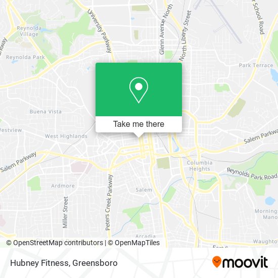 Hubney Fitness map