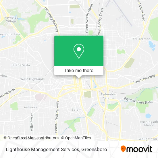 Lighthouse Management Services map