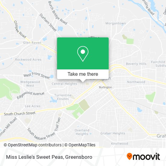 Miss Leslie's Sweet Peas map