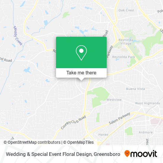 Wedding & Special Event Floral Design map