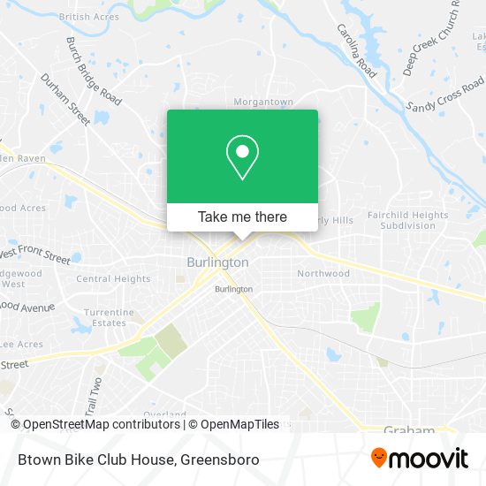 Mapa de Btown Bike Club House