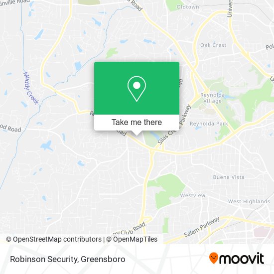 Robinson Security map