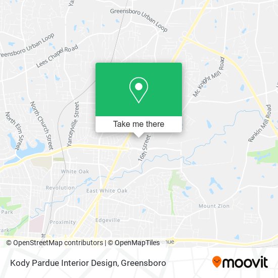 Kody Pardue Interior Design map