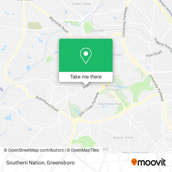 Southern Nation map