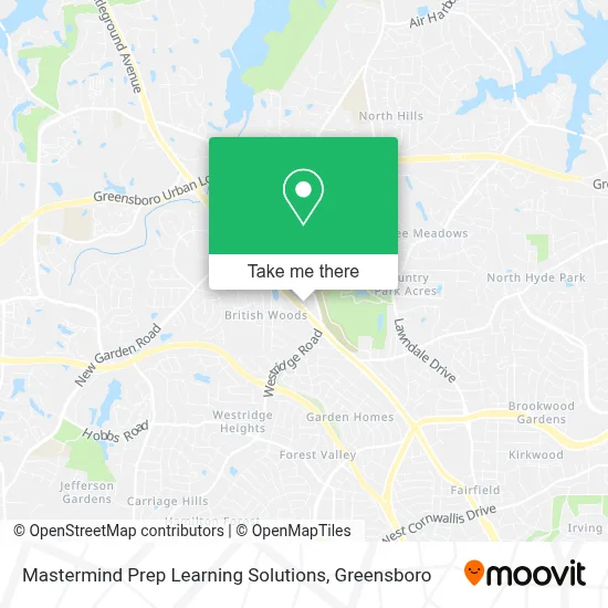 Mastermind Prep Learning Solutions map