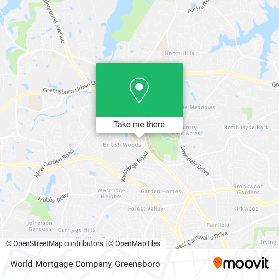 World Mortgage Company map