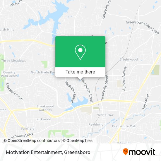 Motivation Entertainment map